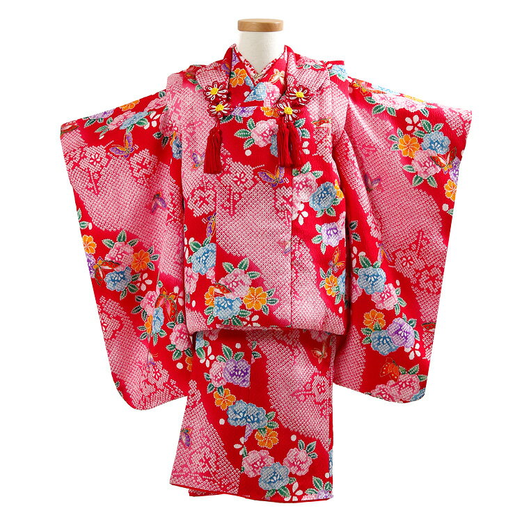 【レンタル】七五三 着物 3歳 レンタル フルセット 女の子【三歳 女の子 被布セット| 被布コート| 貸衣装| 貸衣裳| 着物 レンタル| 祝着 着物セット|...