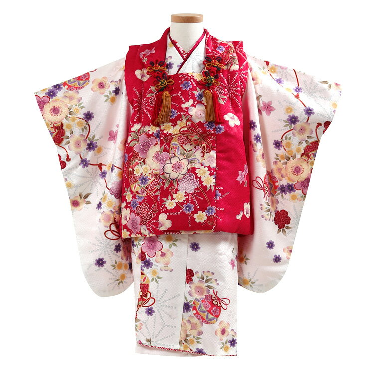 七五三 着物 3歳 女児 着物セット レンタル 三歳女の子被布セット 貸衣装 貸衣裳 着物 レンタル 祝着 着物セット 七五三 着物 3歳 子供 着物 レンタル...