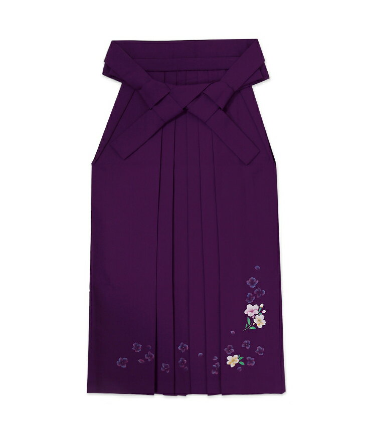 【レンタル】 袴 レンタル 卒業式 はかま ハカマ レディース 女性 謝恩会 紫 友禅 パープル 大学生 先生 貸衣装 女袴 単品 袴レンタル 袴だけ 大正ロマン 女子袴 hakama 安い 【75005】