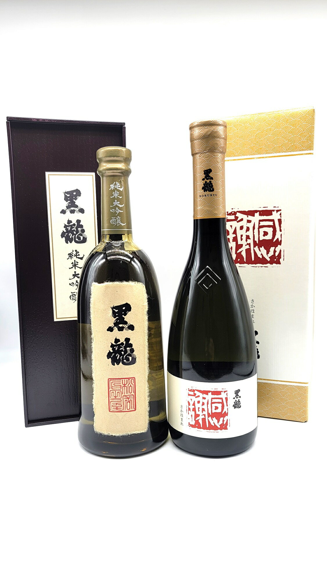 【黒龍】感謝ラベル 大吟醸＆純米大吟醸 720ml 2本黒龍酒造 福井県 お中元 御中元 お歳暮 御歳暮 贈り物 ギフト プレゼント 父の日 母の日 御祝 内祝い 還暦 誕生日