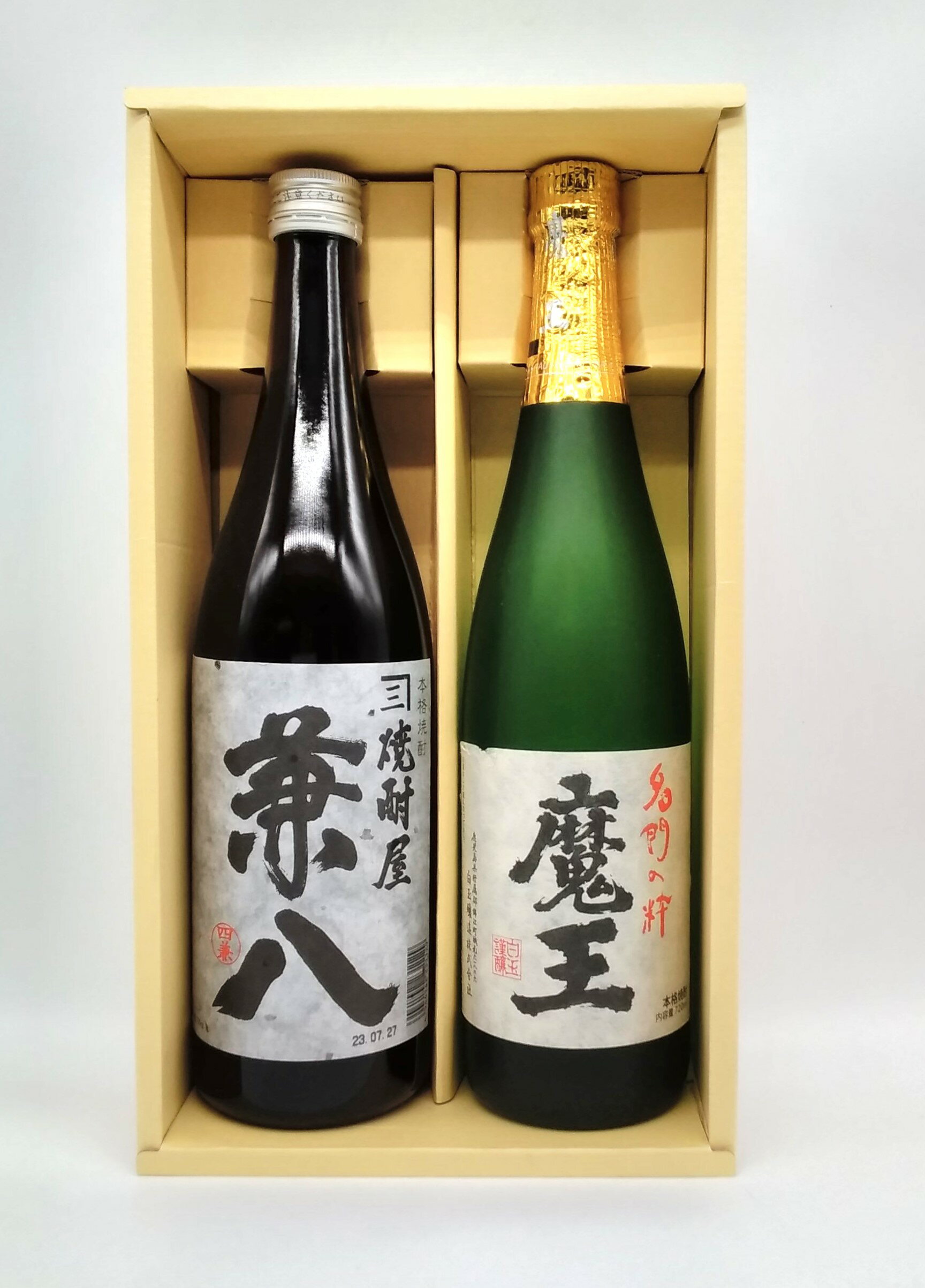 【送料無料】【ギフト箱入り】兼八 麦＆魔王 芋飲み比べセット