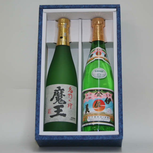 魔王 【送料無料】【ギフト箱入り】伊佐美＆魔王のセット720ml×2本 九州 芋焼酎 甲斐商店 白玉酒造 鹿児島県