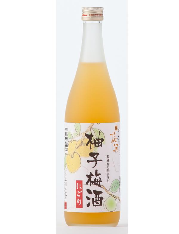 「京都の酒」富翁 にごり柚子梅酒 720ml12度 北川本家 京都府産 リキュール