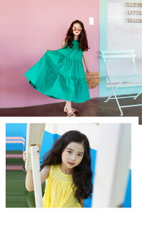 ペアワンピース子供服ノースリーブワンピースマキシ丈無地ワンピース女の子キッズ夏海ナチュラルビーチワンピースリゾートハワイ