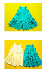 ペアワンピース子供服ノースリーブワンピースマキシ丈無地ワンピース女の子キッズ夏海ナチュラルビーチワンピースリゾートハワイ