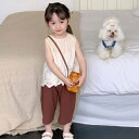 韓国こども服 上下セット キッズ 女の子 子供服 セットアップ tシャツ ガウチョパンツ おしゃれ 可愛い 春 夏 ベビー服 トップス ボトムス 入学 入園 誕生日 プレゼント ナチュラル 幼稚園 130cm 120 110 100 90