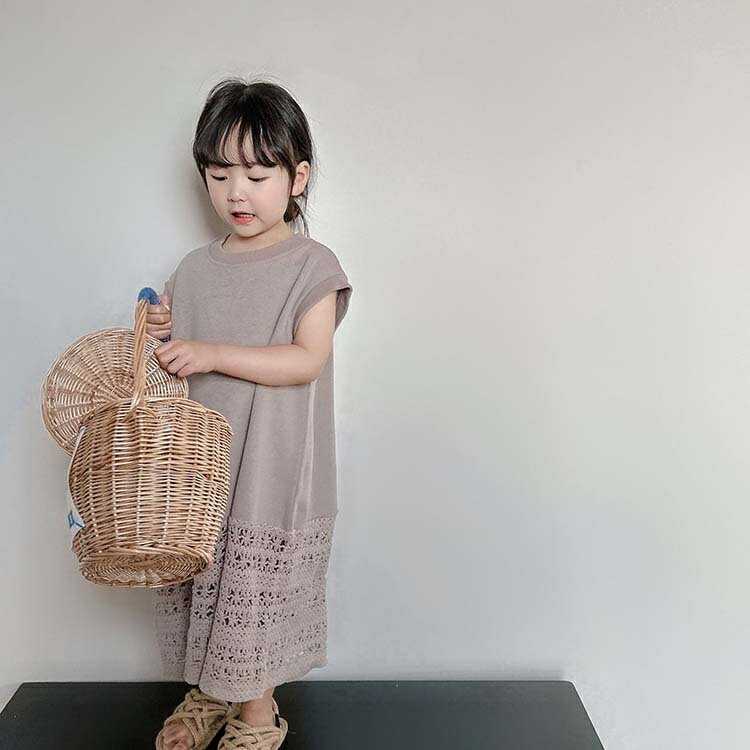 ロングワンピース キッズ 子供服 ワンピース 女の子 夏服 韓国子ども服 ジュニア おしゃれ かわいい ベビー服 結婚式 七五三 入学 入園 保育園 幼稚園 誕生日 プレゼント お姫様 ナチュラル 140cm 130 120 110 100 90 2