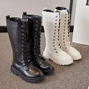 ロングブーツ キッズ 子供 靴 女の子 ブーツ ジュニア レースアップブーツ 編み上げ シューズ 子供ブーツ 春秋冬 おしゃれ 可愛い フォーマル靴 入学式 卒...