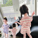セットアップ キッズ 半袖 ベビー服 女の子 tシャツ 蝶結び ハーフパンツ ストラップ おしゃれ 可愛い 子供服 春 夏 ジャージ 上下セット 赤ちゃん スポ...