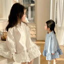 シャツ ワンピース キッズ ベビー服 女の子 ワンピース 長袖 春 夏 秋 子供服 フリルワンピース ジュニア 赤ちゃん トップス 白 おしゃれ 可愛い 結婚式...