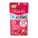 UHA味覚糖 UHAグミサプリ 鉄+大豆イソフラボン ザクロ味 28粒 ★(4)
