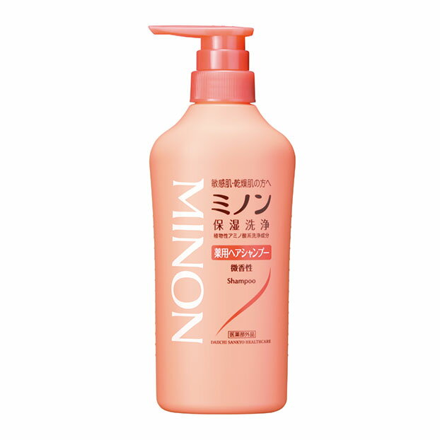 【医薬部外品】 第一三共ヘルスケア ミノン 薬用ヘアシャンプー 450mL