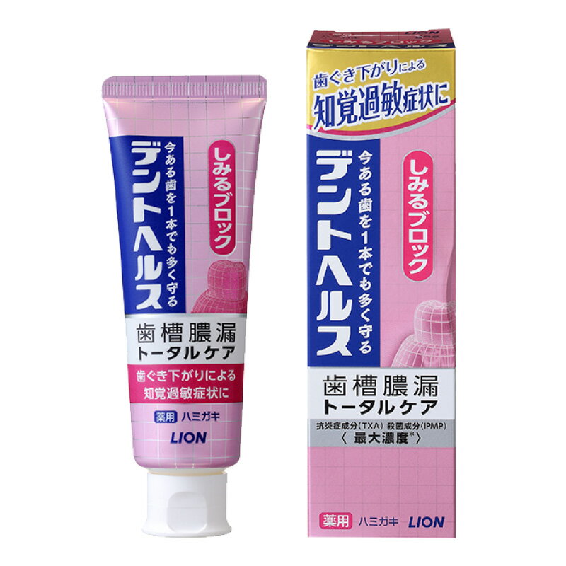  ライオン デントヘルス 薬用ハミガキ しみるブロック 85g ★