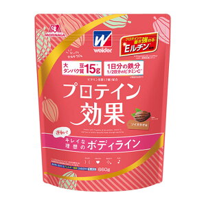 森永製菓 ウイダー プロテイン効果 ソイカカオ味 約30回分 660g