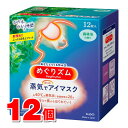 花王 めぐりズム 蒸気でホットアイマスク 森林浴の香り 12枚　×12個