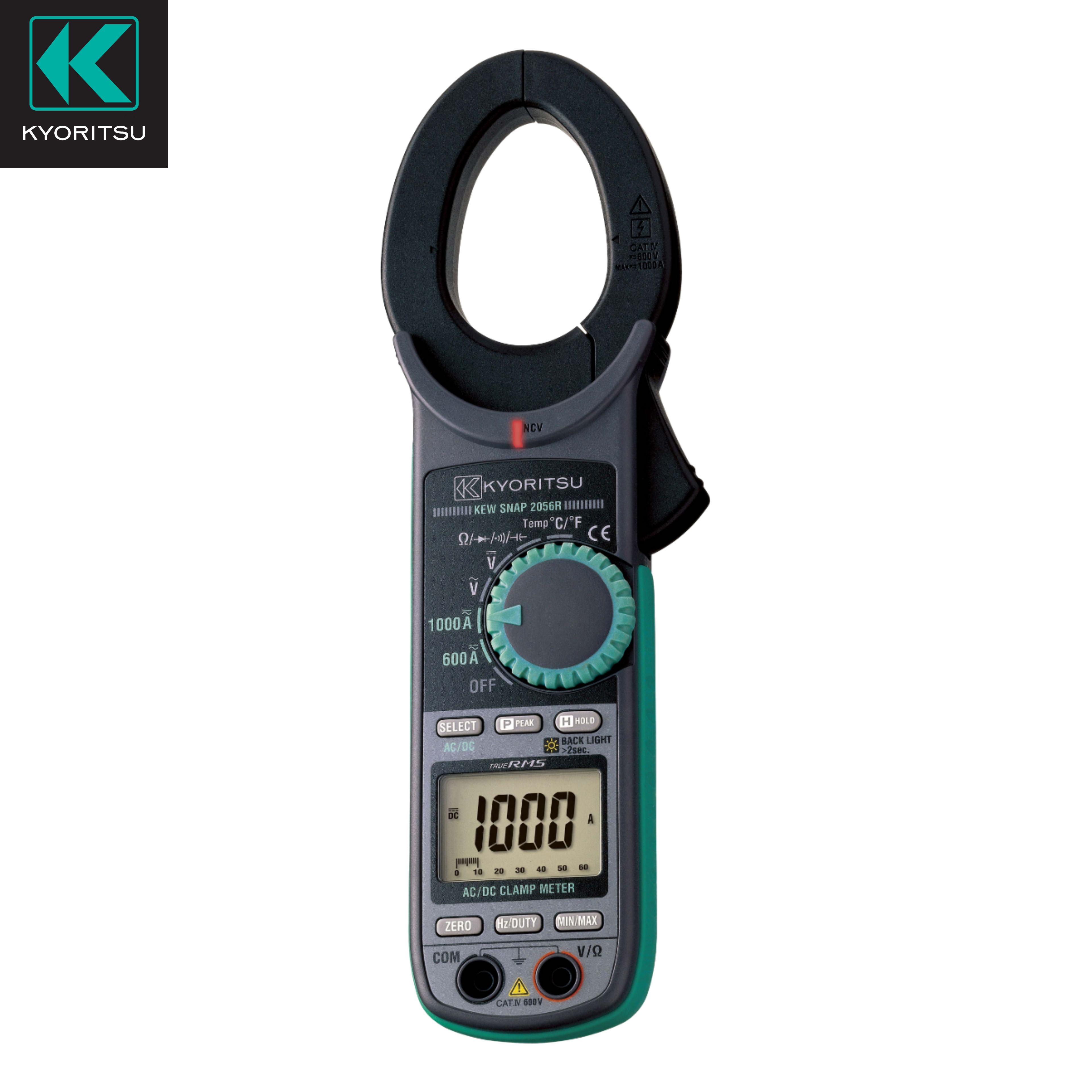 【メーカー公式ショップ】AC交流電流・DC直流測定用クランプメータ KEW 2056R 交直両用Φ40mm・1000Aの..