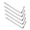 L ハンドル六角レンチ レンチ 5/32 " SAE CR-V L 型六角頭スパナ - (用途: 家庭修理および機械メンテナンス用) 5 個