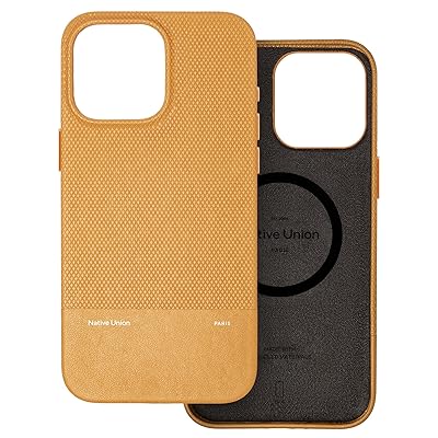 (Re)Classic Case 3.0 – 内蔵マグネット付きMagSafe対応 – 耐久性とリサイクル素材 – テクスチャーデザイン – 最大1.8mの落下保護を備えた超耐久性でiPhone 16 Pro Max用（クラフト）