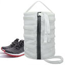 洗濯ネット 靴ピカ ネット 洗濯用 ダブルポケット 円筒型 直径23×縦37cm 強いメッシュ ランドリーネット 洗濯機 ドラム式 乾燥機対応 シューズ 上履き 衝撃吸収 噪音軽減 1枚入り(3)