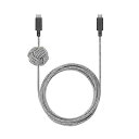Anchor Cable 240W – 10フィートの補強された編み込みUSB-CからUSB-C Power Delivery 3.1充電ケーブル、ウェイト付き結び目付き – iPhone 15、15 Pro Max、MacBook Pro 14