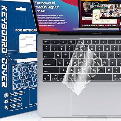 【2020年11月発売 M1チップ 搭載 モデル】Macbook Air 13 2020 用 キーボードカバー 対応 A2337/A2179 (US) 英語配列 保護極薄 高い透明感 防水 防塵 耐磨 マックブック エアー 13インチ 保護 フィルム 【2020年11月発売 M1チップ 搭載 モデル】Macbook Air 13 2020 用 キーボードカバー 対応 A2337/A2179 (US) 英語配列 保護極薄 高い透明感 防水 防塵 耐磨 マックブック エアー 13インチ 保護 フィルム