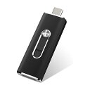 USBメモリ256GB USB 3.1 2in1 Type-C 最大読出速度370MB/s、最大書込速度380MB/sフラッシュドライブデュアルドライブ USB...