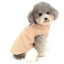 犬服 秋冬 ジャケット コート 小型犬 おしゃれ かわいい あたたかい フリース パーカー 子犬 猫 洋服 冬 ドッグウェア 暖かい 防寒 ペット チワワ トイプードル服 お散歩 ブラウン XXL