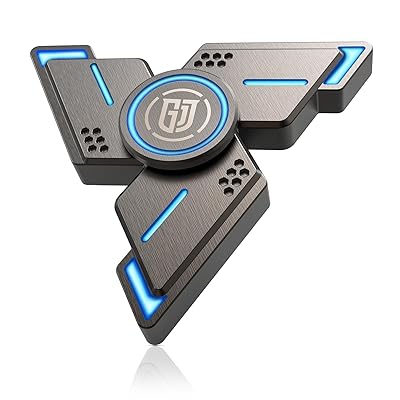 ハンドスピナー 夜光 高級 ストレス解消 グッズ 金属製 ハンドスピナー よく回る ...