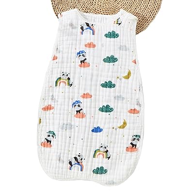 スリーパー ベビー 夏用 赤ちゃん 前4重、後2重ガーゼ 新生児 baby コットン100% 寝たまま着せられる 0歳 1歳 2歳 3歳 (panda) スリーパー ベビー 夏用 赤ちゃん 前4重、後2重ガーゼ 新生児 baby コットン100% 寝たまま着せられる 0歳 1歳 2歳 3歳 (panda)