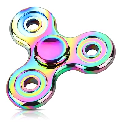 ハンドスピナー ストレス解消 グッズ ハンド スピナー よく回る ステンレスベアリ...