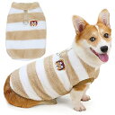 犬服 秋冬 セーター コート 小型犬 中型犬 おしゃれ ボーダー柄 フリース ジャケット コート Dリング付き 暖かい 防寒 コーギー服 パーカー モコモコ 可愛い ペットドッグウェア 洋服 柔らかい あたたかい かわいい ダックスフント 犬の服 着