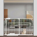 エルフ ベビーベビーゲート ペットドア付き 猫ドア付き ペットゲート 犬 猫 ゲート 猫用ゲート 階段上 犬すり抜け防止 突っ張り式 高さ78cm 扉開閉式 穴...