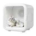 ペットドライヤー ペット乾燥機 ドライヤーハウス 猫 ドライヤー ペットドライルーム 犬 猫乾燥機 ペットドライヤーボックス 静音 風速調整 温度調節 多頭飼 快適 PSE取得 乾燥/花粉/消毒対応 62L