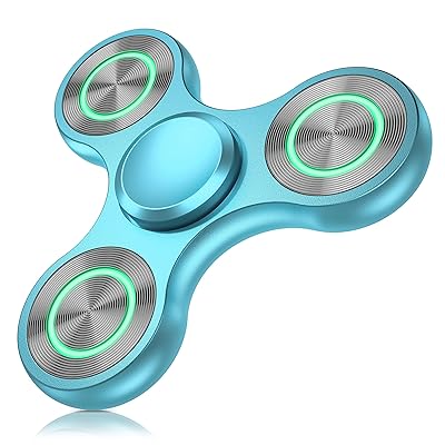 ハンドスピナー 夜光 高級 ストレス解消 グッズ かっこいい メタル製 ハンドスピナ...