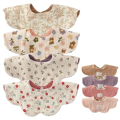 ベビー スタイ 4枚セット 両面使える 6重ガーゼ 赤ちゃん スタイ 女の子 男の子 よだれかけ おしゃれ 新生児 360度スタイ 無地 お食事スタイ ベビーギフト 出産祝い ベビー スタイ 4枚セット 両面使える 6重ガーゼ 赤ちゃん スタイ 女の子 男の子 よだれかけ おしゃれ 新生児 360度スタイ 無地 お食事スタイ ベビーギフト 出産祝い