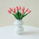 花瓶 ガラス ダブルボール 高さ18cm 一輪挿し おしゃれ がびん ガラスベース 花器 水栽培 花びん 生け花 造花 贈り物 玄関、部屋、窓辺に(ホワイト)