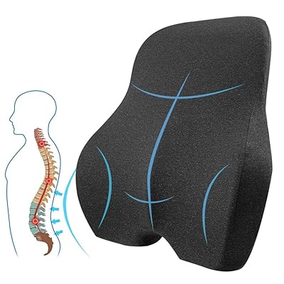 腰痛 クッション 低反発 ランバーサポート 車/オフィス椅子用 シートクッション 腰痛改善グッズ 腰枕 ..