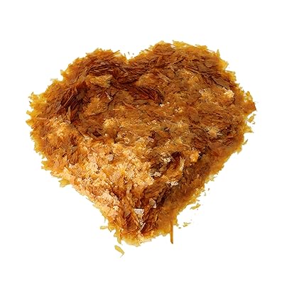 シェラックフレーク 極薄 簡単溶解 インド シェラック製 接着ツール 楽器修理 イエロー