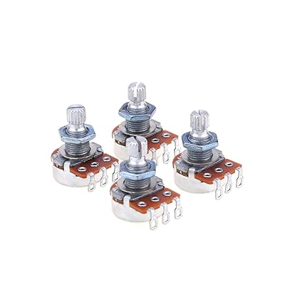 (アルファ) ポット φ16 250KΩ Aカーブ ミリ規格 (4個セット）