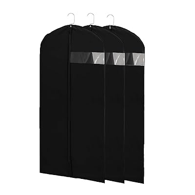 衣類バッグ 吊り下げ用 衣類バッグ 収納用 衣類プロテクター コート スーツ セーター ドレス用 23.6インチ x 43.3インチ