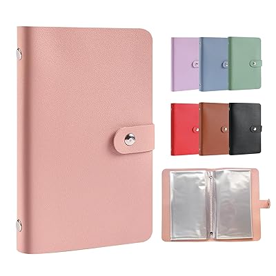 お札 貯金箱 お金仕分け 封筒貯金 ファイル バインダー お札 おしゃれ 内側のページ 50 ページ、現金10..