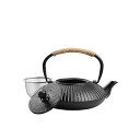 鉄瓶 鉄器 南部鉄器 急須 やかん・ケトル ih直火 対応 鉄びん 鉄の急須 やかん 茶こし付き おしゃれ 鉄分補給 ティーポット 伝統工芸品 贈り物 家庭用鉄ケトル(3)