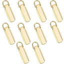 ファスナー 引き手 【10個セット】 ハート形 ジッパー 金属製 簡単に取り付 カバン/財布/衣類/靴 ファスナー修理 交換用 DIY 手芸 手作り 裁縫