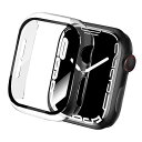 対応 Apple Watch ケース 42mm アップルウォッチ10 カバー Apple Watch 10 カバー 対応 アップルウォッチ ケース ガラスフィルム 一体型 PC素材 耐衝撃 全面保護 対応 42mm クリア(2)