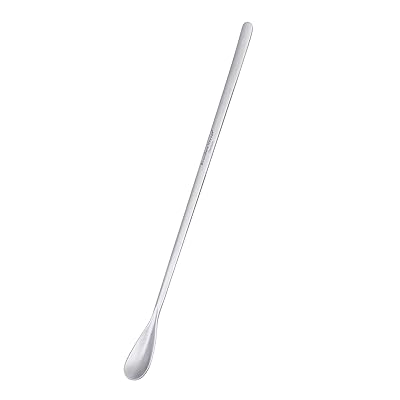 チタン マドラー スプーンパフェスプーン アイス コーヒー用マドラー スプーン カクテル バースプーン ロングスプーン ティースプーン ソーダスプーン 長いスプーン (22.8cm) Ti1035T