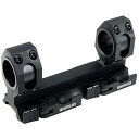 American Defense タイプ 25mm/30mm 径 QD ワンピース スコープマウント BK