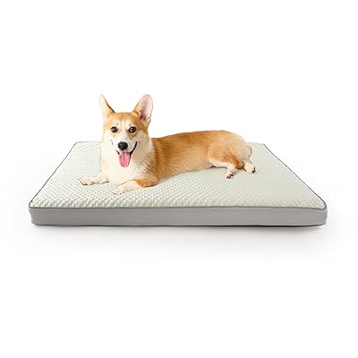 ベッド クッション 犬ベッド ペットベッド ペットソファーベッド 夏 ひんやり 冷感 冷感ベッド 洗える ふわふわ 犬寝床 防水 滑り止め 老犬介護 床ずれ 防止 通年使用 秋田犬 中型犬 小型犬の多頭飼い 豆冷感 ライトグリーン 91*68*7cm