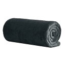 膝掛け 毛布 春夏用 可愛い - 柔らかい ひざ掛け ブランケット 洗える マイクロファイバー 軽量 ハーフケット - 静電防止 四季適用 フランネル ブラック...