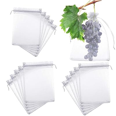 防虫ネット 果物保護バッグ 果実袋 20*30cm(10枚) 30*40cm（10枚） 果実防虫袋 メッシュバッグ 保護 ネ..