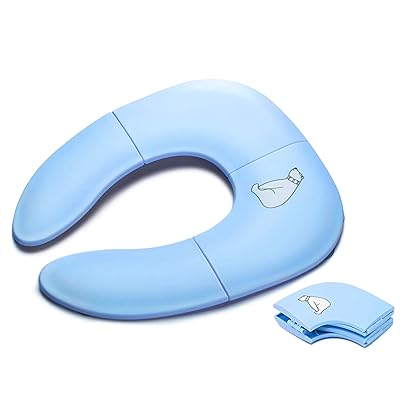 補助便座 折りたたみ 携帯便利 子供用 幼児用便座 トイレトレーニング おまる キッズ用便座 子どもトイレ ベビー補助便座(青) 補助便座 折りたたみ 携帯便利 子供用 幼児用便座 トイレトレーニング おまる キッズ用便座 子どもトイレ ベビー補助便座(青)